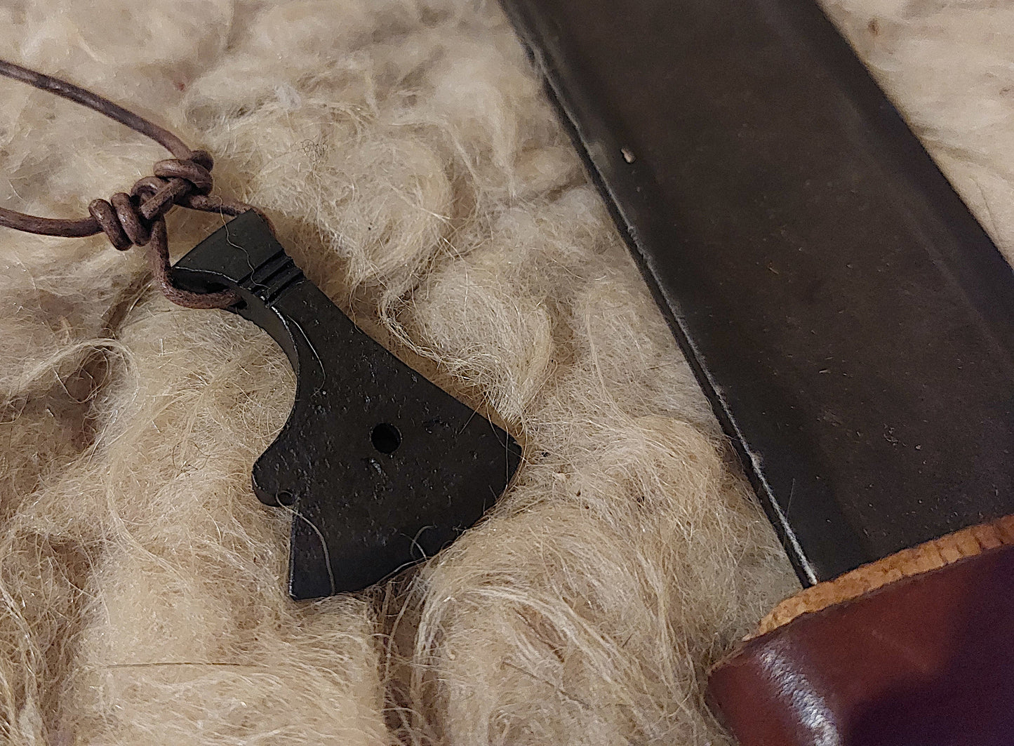 Medieval hand-forged neck, E